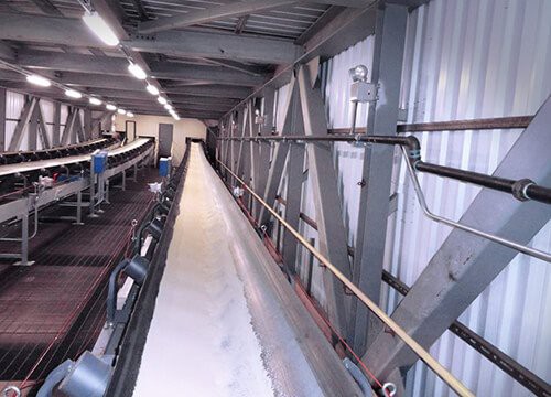 Tračni transporterji za razsute materiale